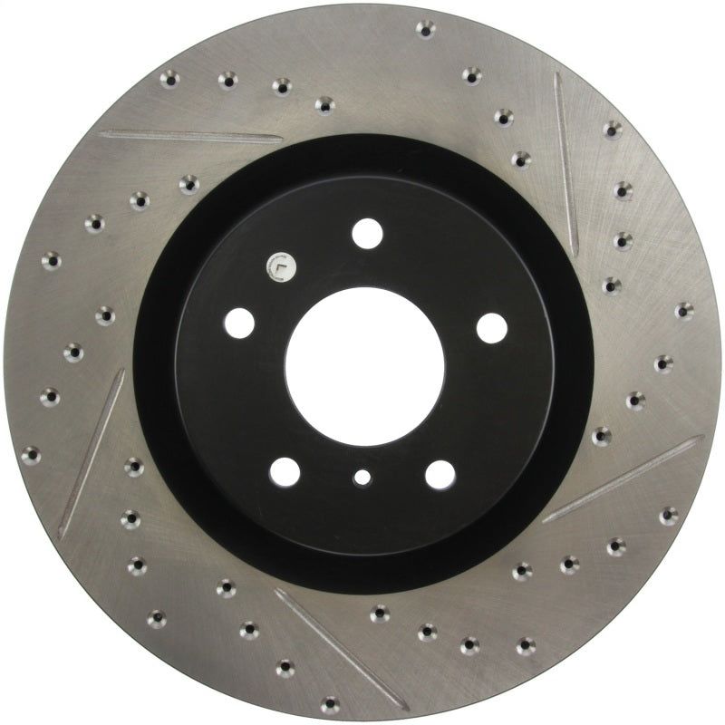 Stoptech 127.42076L - STO127.42076L - StopTech Slotted & Drilled Sport Brake Rotor - Shipped in Europe - Tuningsupply.com