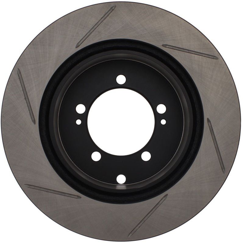 Stoptech 126.46065SL - STO126.46065SL - StopTech Power Slot 03-06 Evo 8 & 9 Slotted Left Rear Rotor - Shipped in Europe - Tuningsupply.com