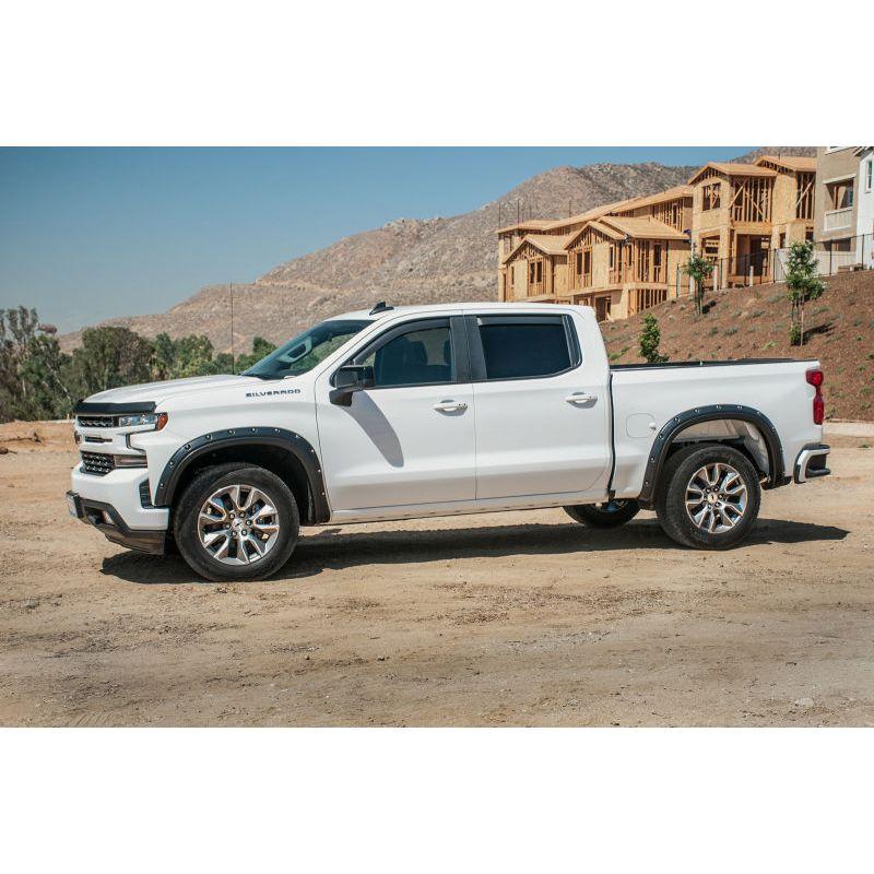 EGR 571691 - EGR571691 - EGR 2019 Chevy 1500 Crew Cab In-Channel Window Visors - Dark Smoke - Shipped in Europe - Tuningsupply.com