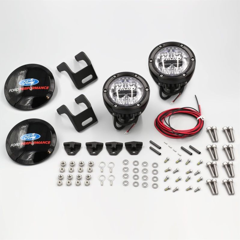 Ford Racing M-15200K-BML - FRPM-15200K-BML - Ford Racing 2021+ Ford Bronco Mirror Mounted 4in Rigid LED Lights Kit - Shipped in Europe - Tuningsupply.com