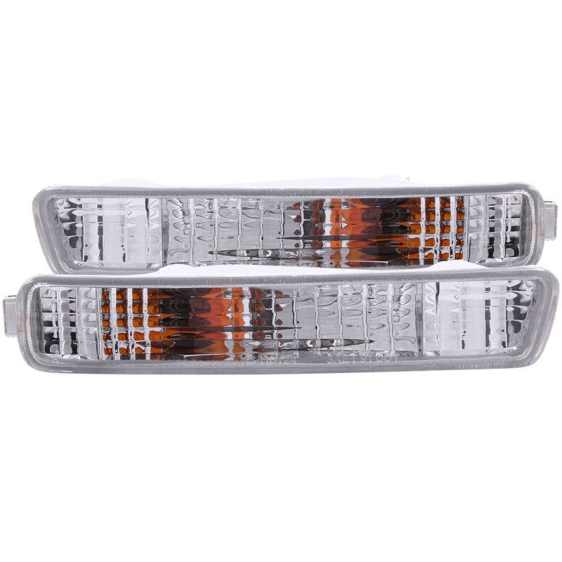 ANZO 511008 - ANZ511008 - ANZO 1994-1995 Honda Accord Euro Parking Lights Chrome - Shipped in Europe - Tuningsupply.com
