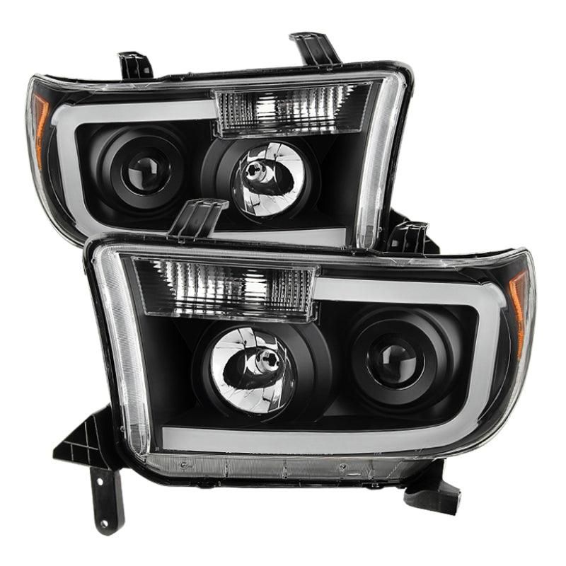 SPYDER 9027888 - SPY9027888 - xTune Toyota Tundra 07-13 LED Light Bar Projector Headlights Black PRO-JH-TTU07-LED-BK - Shipped in Europe - Tuningsupply.com