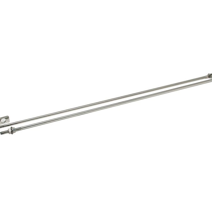 Kentrol 30517 - KEN30517 - Kentrol 72-86 Jeep CJ Strut Rod Kit - Polished Silver - Shipped in Europe - Tuningsupply.com