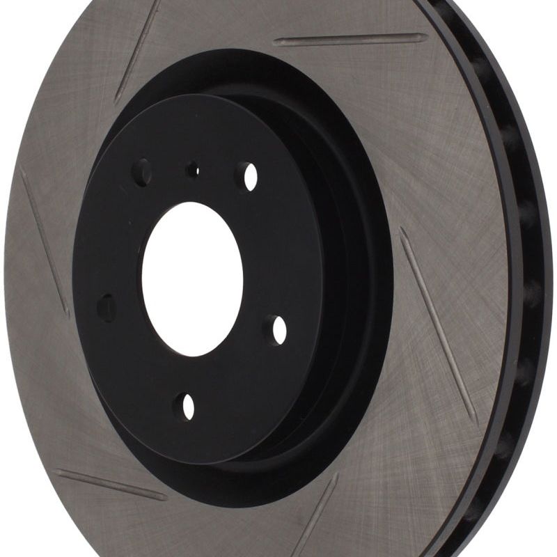 Stoptech 126.42076SR - STO126.42076SR - StopTech Power Slot 03-07 350z/ 03-04 G35 w/ Brembo SportStop Slotted Front Right Rotor - Shipped in Europe - Tuningsupply.com
