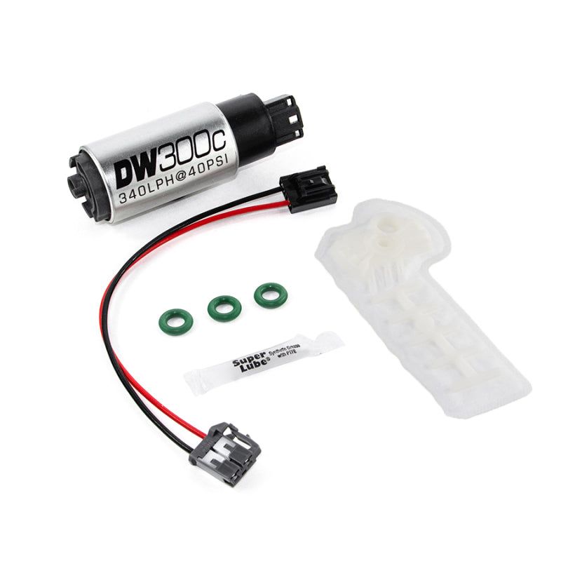 DeatschWerks 9-307-1009 - DWK9-307-1009 - DeatschWerks 340lph DW300C Compact Fuel Pump w/ 02-06 RSX Set Up Kit (w/o Mounting Clips) - Shipped in Europe - Tuningsupply.com