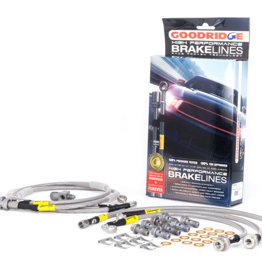 Goodridge 14181 - GRI14181 - Goodridge 99-03 Chevy Silverado 2WD 2DR Ext Cab w/ 2W Steering Brake Lines - Shipped in Europe - Tuningsupply.com