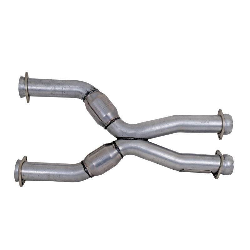 BBK 1786 - BBK1786 - BBK 79-04 Mustang Coyote Swap Short Mid X Pipe w Catalytic Converters 3.0 For BBK Long Tube Headers - Shipped in Europe - Tuningsupply.com