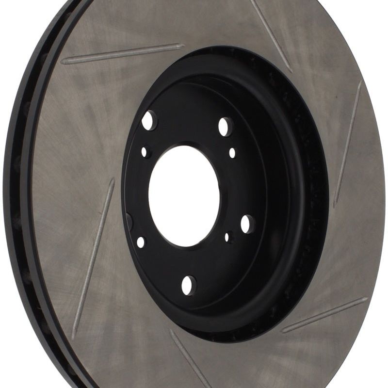 Stoptech 126.40062SR - STO126.40062SR - StopTech Power Slot Slotted 04-08 Accura TL (Brembo Caliper) Front Right Rotor - Shipped in Europe - Tuningsupply.com