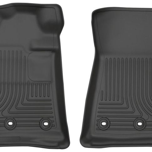 Husky Liners 13091 - HSL13091 - Husky Liners 13-16 Lexus LX570 / 13-16 Toyota Land Cruiser Weatherbeater Black Front Floor Liners - Shipped in Europe - Tuningsupply.com