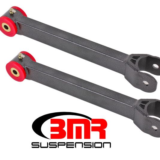 BMR Suspension TCA059H - BMRTCA059H - BMR 16-17 6th Gen Camaro Non-Adj. Lower Trailing Arms (Polyurethane) - Black Hammertone - Shipped in Europe - Tuningsupply.com
