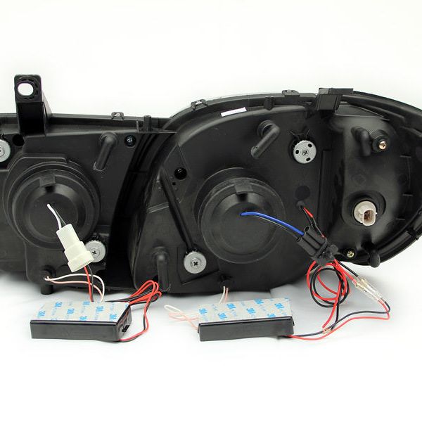 ANZO 111170 - ANZ111170 - ANZO 1998-2007 Lexus Lx470 Projector Headlights w/ Halo Black (CCFL) - Shipped in Europe - Tuningsupply.com