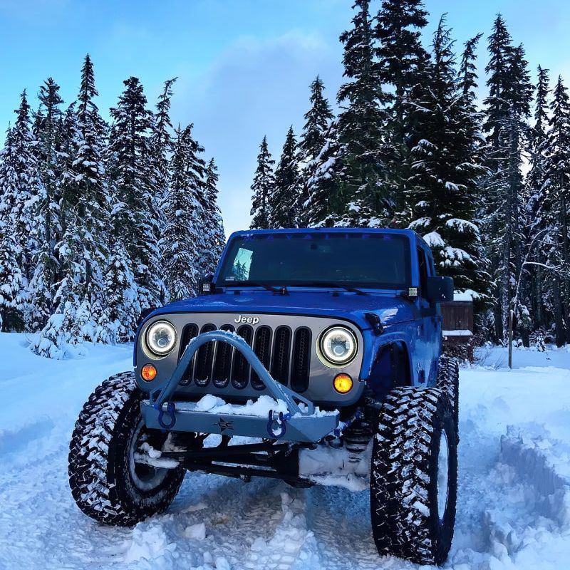 ORACLE Lighting 5769-123 - ORL5769-123 - Oracle 07-18 Jeep Wrangler JK Switchback LED Halo Headlights - Amber/White - Switchback - Shipped in Europe - Tuningsupply.com