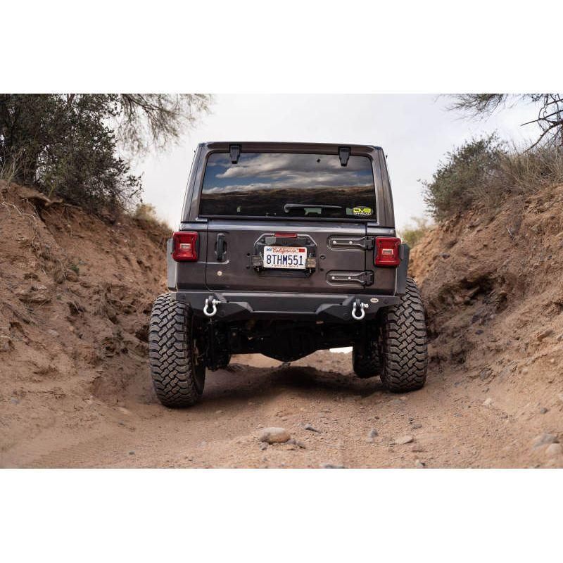 DV8 Offroad TSJL-03 - DVETSJL-03 - DV8 Offroad 18-22 Jeep Wrangler JL Spare Tire Delete Kit w/Light Mounts - Shipped in Europe - Tuningsupply.com