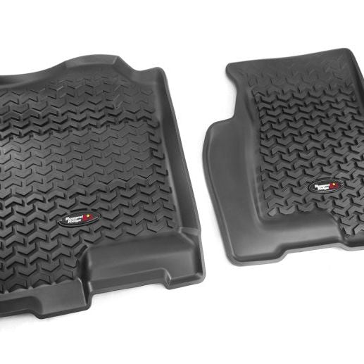 Rugged Ridge 82901.02 - RUG82901.02 - Rugged Ridge Floor Liner Front Black 1999-2006 Chevrolet Silverado / GMC Sierra 1500 - Shipped in Europe - Tuningsupply.com