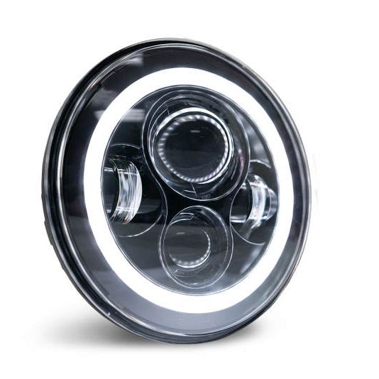 DV8 Offroad HL7JK-02 - DVEHL7JK-02 - DV8 Offroad 07-18 Jeep Wrangler JK LED Projector Headlights w/ Angel Eyes - Shipped in Europe - Tuningsupply.com