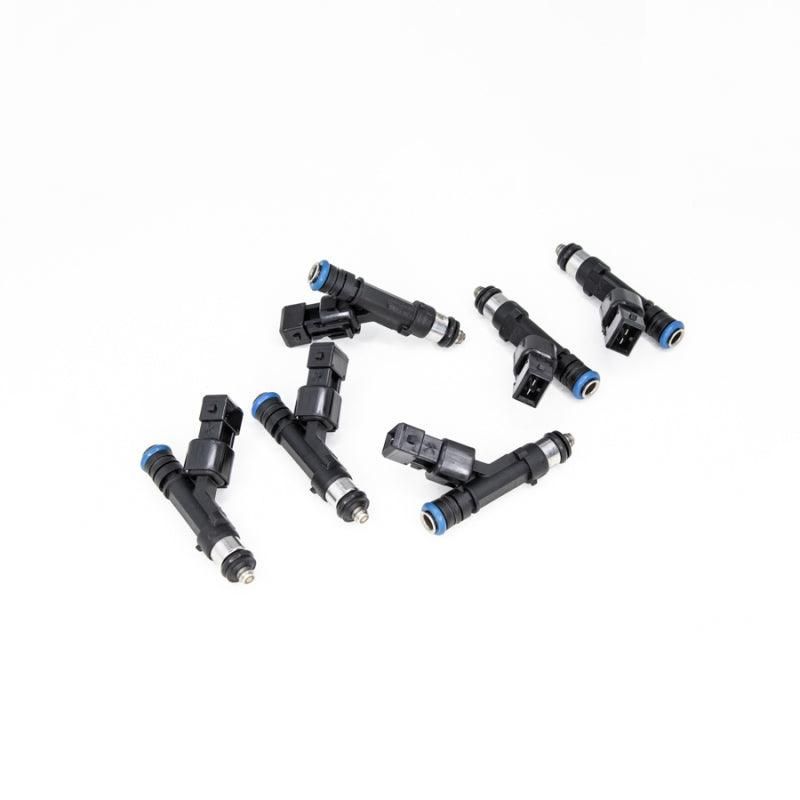 DeatschWerks 18U-09-0650-6 - DWK18U-09-0650-6 - DeatschWerks 87-00 BMW M20/M50/M52 650cc Injectors - Set of 6 - Shipped in Europe - Tuningsupply.com