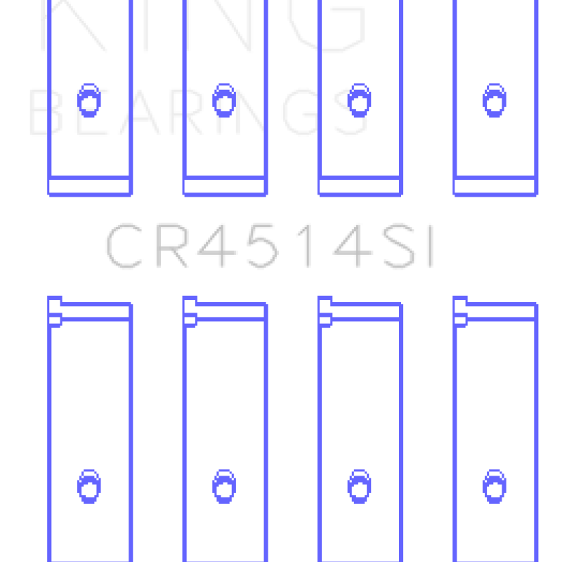 King Engine Bearings GCR4514SI - KINGCR4514SI - King Engine Bearings Toyota 1AZFE/2AZFE Rod Bearing Set - Size STD - Shipped in Europe - Tuningsupply.com