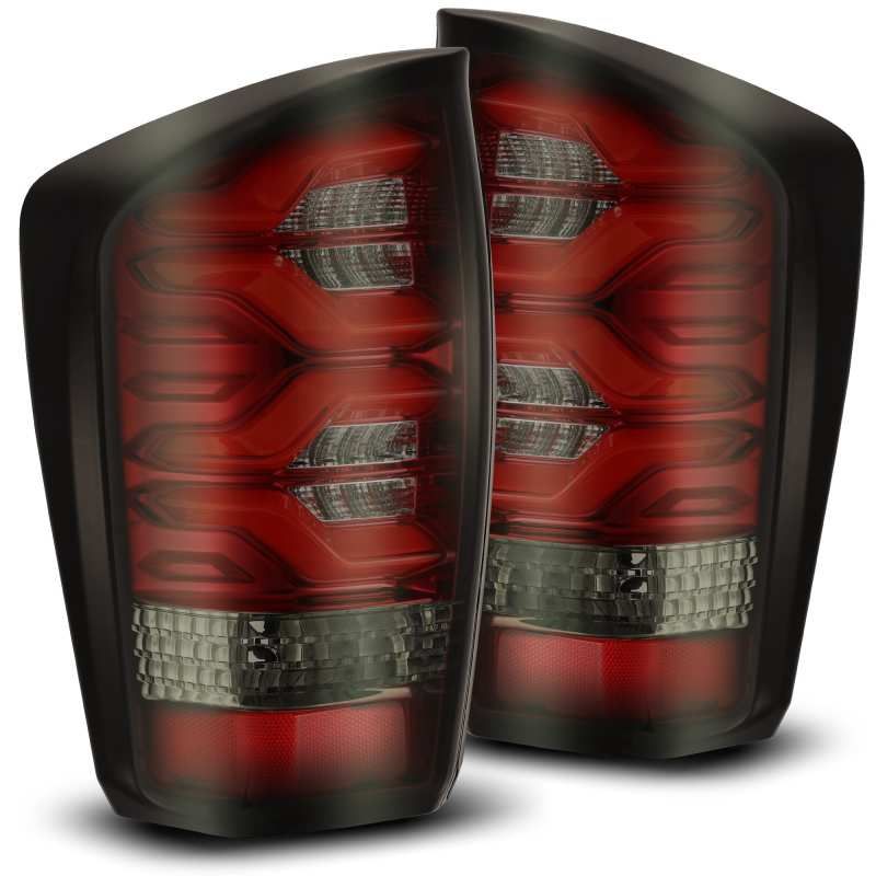 AlphaRex 680020 - ARX680020 - AlphaRex 16-20 Toyota Tacoma PRO-Series LED Tail Lights Red Smoke - Shipped in Europe - Tuningsupply.com