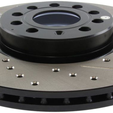 Stoptech 127.33098L - STO127.33098L - StopTech Slotted & Drilled Sport Brake Rotor - Shipped in Europe - Tuningsupply.com