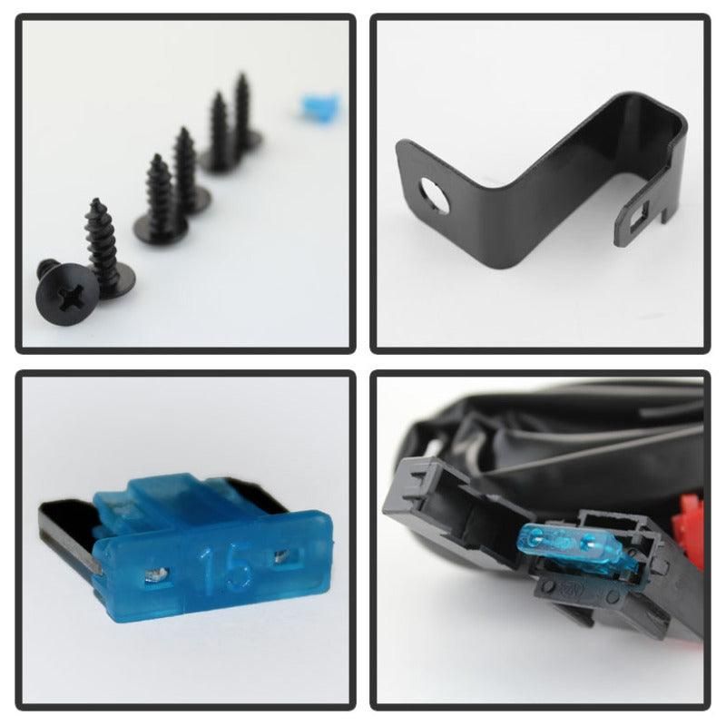 SPYDER 5077752 - SPY5077752 - Spyder Honda Civic 2013-2014 4dr OEM Fog Light W/Switch Yellow FL-HC2013-4D-Y - Shipped in Europe - Tuningsupply.com