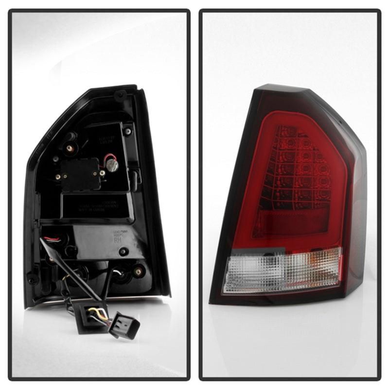 SPYDER 5083395 - SPY5083395 - Spyder Chrysler 300C 08-10 V2 Light Bar LED Tail Lights - Red Clear ALT-YD-C308V2-LED-RC - Shipped in Europe - Tuningsupply.com