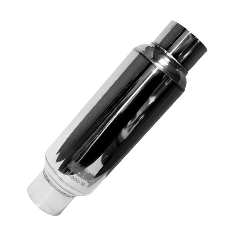 Kooks Headers R35-35-10 - KSHR35-35-10 - Kooks Universal 3.5 in Round Muffler 10in Long. Pol SS (Stafford Spec Muffler) - Shipped in Europe - Tuningsupply.com