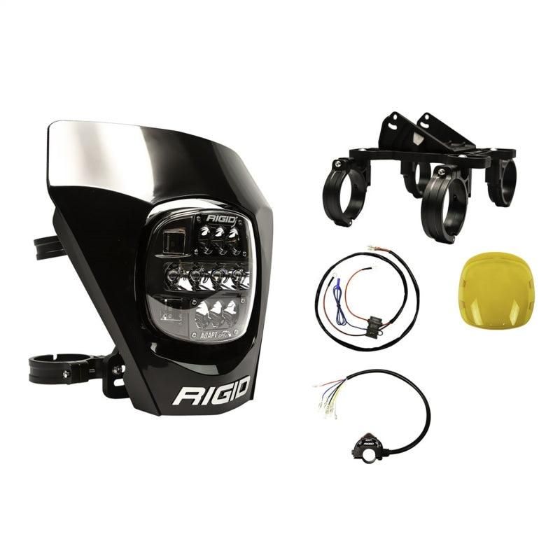 Rigid Industries 300416 - RIG300416 - Rigid Industries Adapt XE LED Moto Kit - Black - Shipped in Europe - Tuningsupply.com