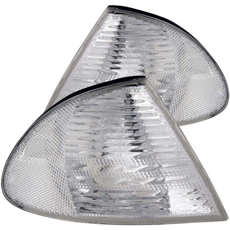 ANZO 521006 - ANZ521006 - ANZO Corner Lights 1999-2001 BMW 3 Series E46 Euro Corner Lights Chrome - Shipped in Europe - Tuningsupply.com