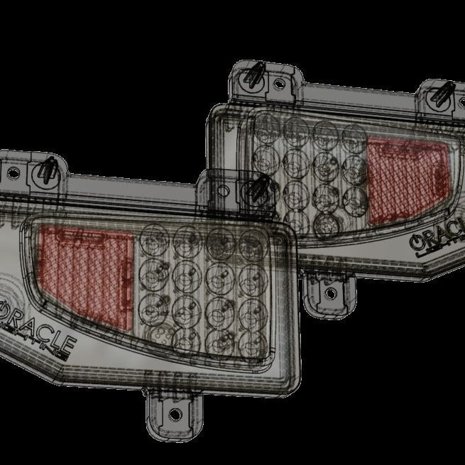 ORACLE Lighting 5878-504 - ORL5878-504 - Oracle Rear Bumper LED Reverse Lights for Jeep Gladiator JT - 6000K - Shipped in Europe - Tuningsupply.com