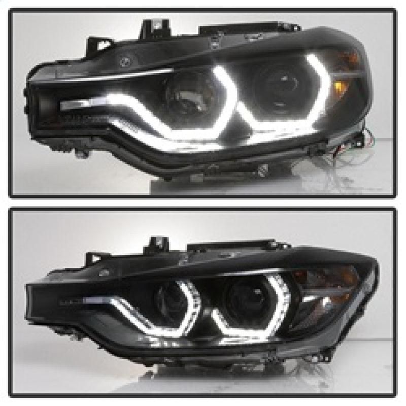 SPYDER 5085047 - SPY5085047 - Spyder 12-14 BMW F30 3 Series 4DR Projector Headlights - LED DRL - Blk Smoke PRO-YD-BMWF3012-DRL-BSM - Shipped in Europe - Tuningsupply.com