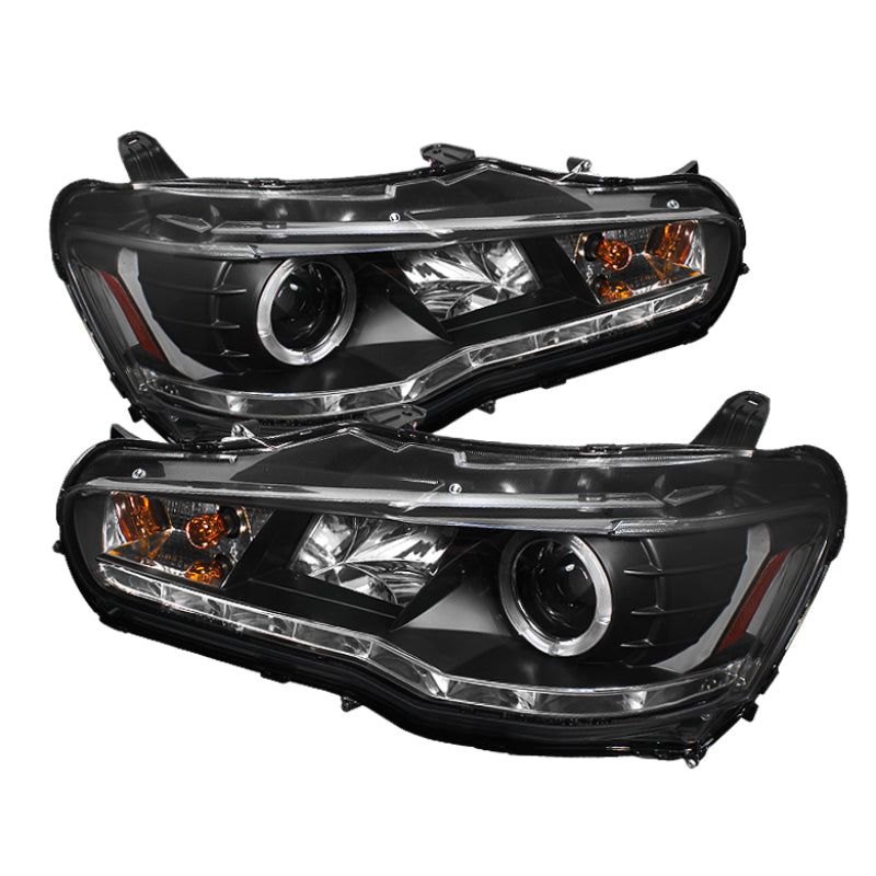 SPYDER 5042231 - SPY5042231 - Spyder Mitsubishi Lancer/EVO-10 08-14 Projector Xenon/HID- LED Halo DRL Blk PRO-YD-ML08-HID-DRL-BK - Shipped in Europe - Tuningsupply.com