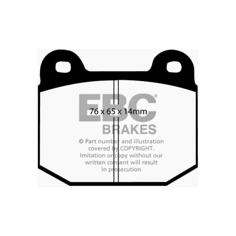 EBC DP51538NDX - EBCDP51538NDX - EBC 99-03 Mitsubishi Lancer Evolution 2.0 Turbo Bluestuff Rear Brake Pads - Shipped in Europe - Tuningsupply.com