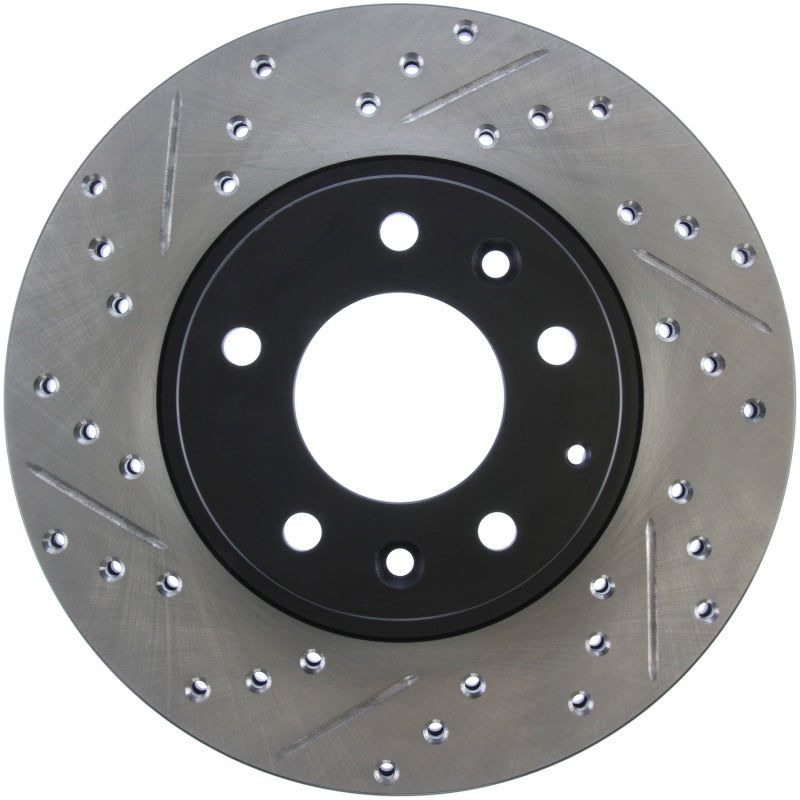 Stoptech 127.45051R - STO127.45051R - StopTech Slotted & Drilled Sport Brake Rotor - Shipped in Europe - Tuningsupply.com