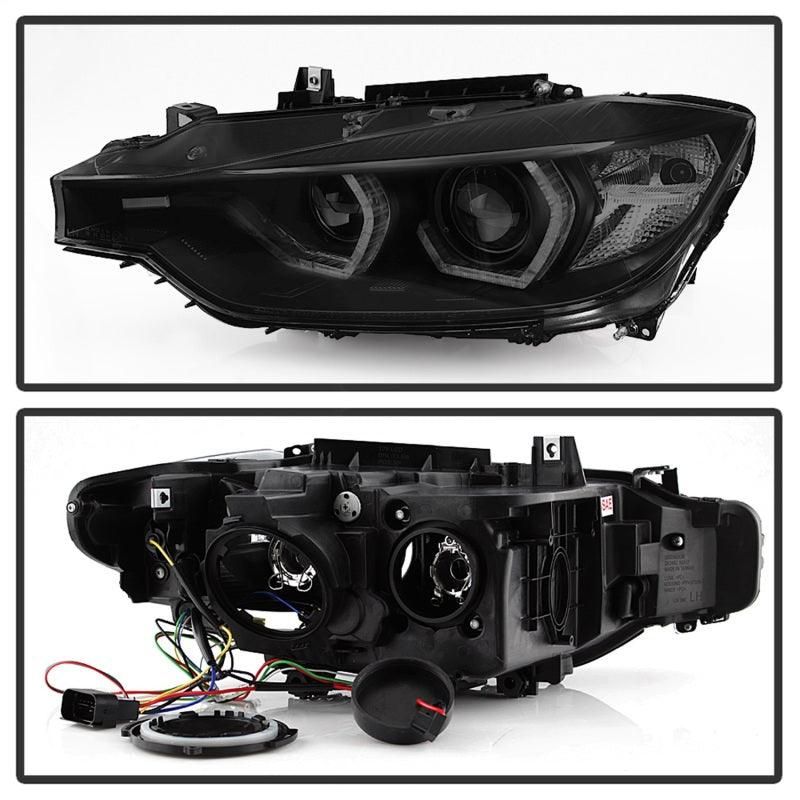 SPYDER 5085047 - SPY5085047 - Spyder 12-14 BMW F30 3 Series 4DR Projector Headlights - LED DRL - Blk Smoke PRO-YD-BMWF3012-DRL-BSM - Shipped in Europe - Tuningsupply.com
