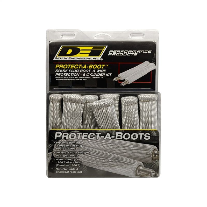 DEI 10502 - DEI10502 - DEI Protect-A-Boot - 6in - 8-pack - Silver - Shipped in Europe - Tuningsupply.com