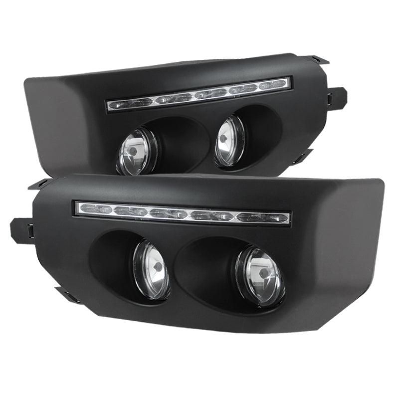 SPYDER 5075161 - SPY5075161 - Spyder Toyota FJ Cruiser 07-14 Fog Lights With LED Daytime Running Lights w/swch Blk FL-DRL-TFJ07-BK - Shipped in Europe - Tuningsupply.com