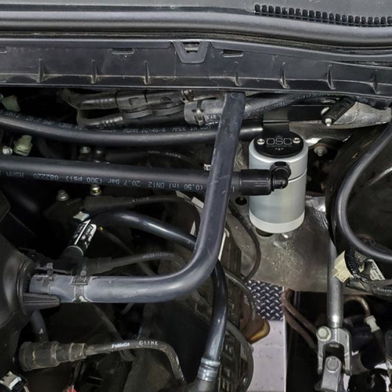 J&L 3042P-C - JLT3042P-C - J&L 17-22 Ford F-250 6.2L/7.3L Passenger Side Oil Separator 3.0 - Clear Anodized - Shipped in Europe - Tuningsupply.com