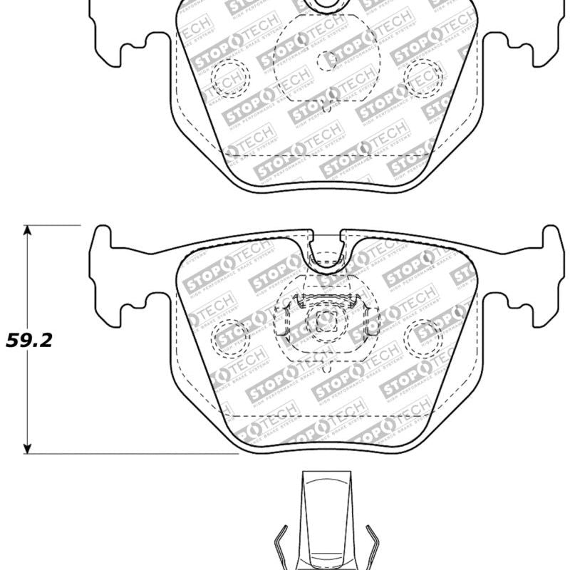 Stoptech 309.06830 - STO309.06830 - StopTech Performance 01-07 BMW M3 E46 / 00-04 M5 / 04-09 X3 / 00-06 X5 / 1/06-09 Z4 / 9/00-07 330 / - Shipped in Europe - Tuningsupply.com
