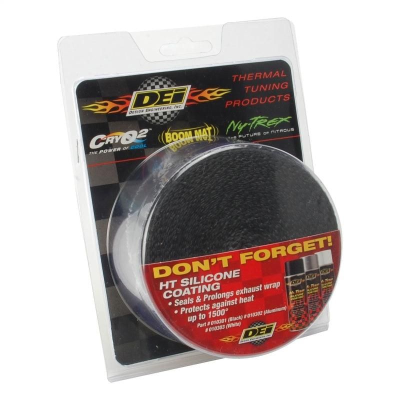 DEI 10099 - DEI10099 - DEI Exhaust Wrap 2in x 25ft - Black - Shipped in Europe - Tuningsupply.com