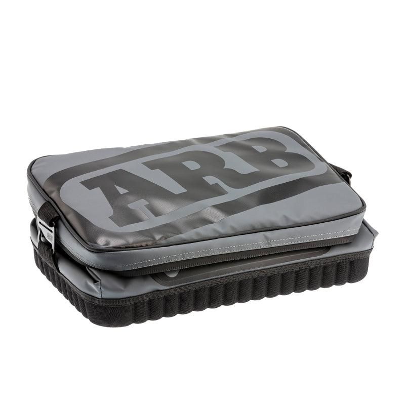 ARB 10100376 - ARB10100376 - ARB Cooler Bag Charcoal w/ Red Highlights 15in L x 11in W x 9in H Holds 22 Cans - Shipped in Europe - Tuningsupply.com