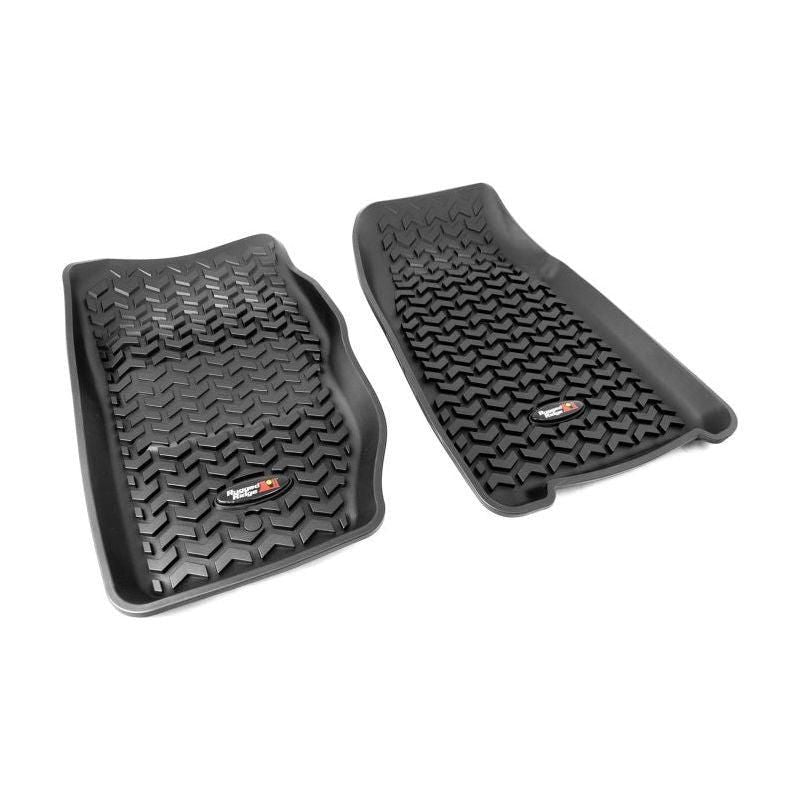 Rugged Ridge 12920.25 - RUG12920.25 - Rugged Ridge Floor Liner Front Black 1984-2001 Jeep Cherokee XJ - Shipped in Europe - Tuningsupply.com