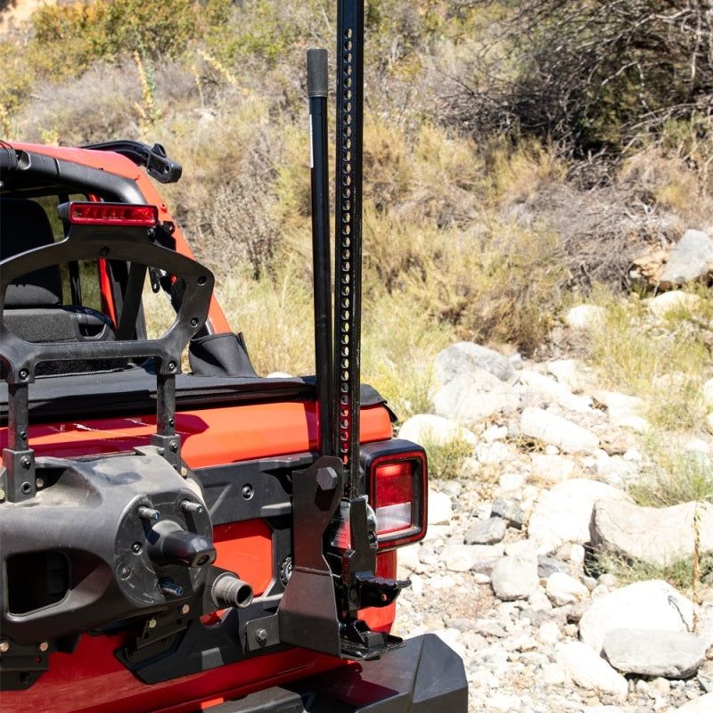 Rampage 86690 - RAM86690 - Rampage 2007-2019 Jeep Wrangler(JL) Offroad Jack Mount - Black - Shipped in Europe - Tuningsupply.com