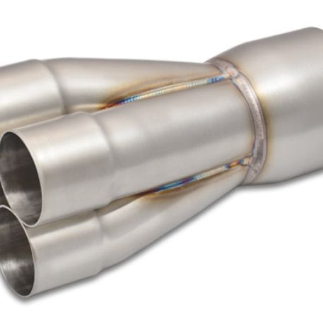Vibrant 10317 - VIB10317 - Vibrant 4-1 SS Merge Collectors (2-1/4in Inlet Slipover ID 4in Merge Outlet OD) - Sold Individually - Shipped in Europe - Tuningsupply.com