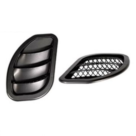 Daystar KJ71048BK - DAYKJ71048BK - Daystar 2007-2018 Jeep Wrangler JK Hood Side Vent Kit Right and Left Black Pair - Shipped in Europe - Tuningsupply.com