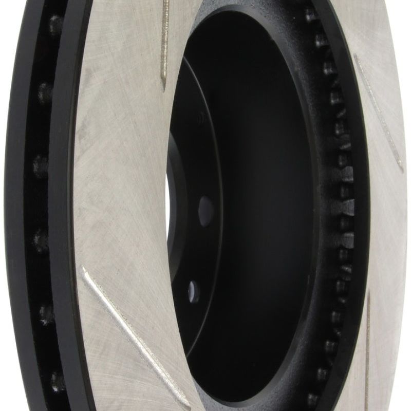 Stoptech 126.45051SL - STO126.45051SL - StopTech Power Slot 93-95 Mazda RX-7 SportStop Slotted Front Left Rotor - Shipped in Europe - Tuningsupply.com