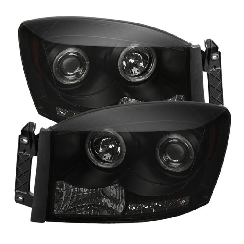 SPYDER 5078391 - SPY5078391 - Spyder Dodge Ram 1500 06-08 06-09 Projector Headlights LED Halo LED Blk Smke PRO-YD-DR06-HL-BSM - Shipped in Europe - Tuningsupply.com