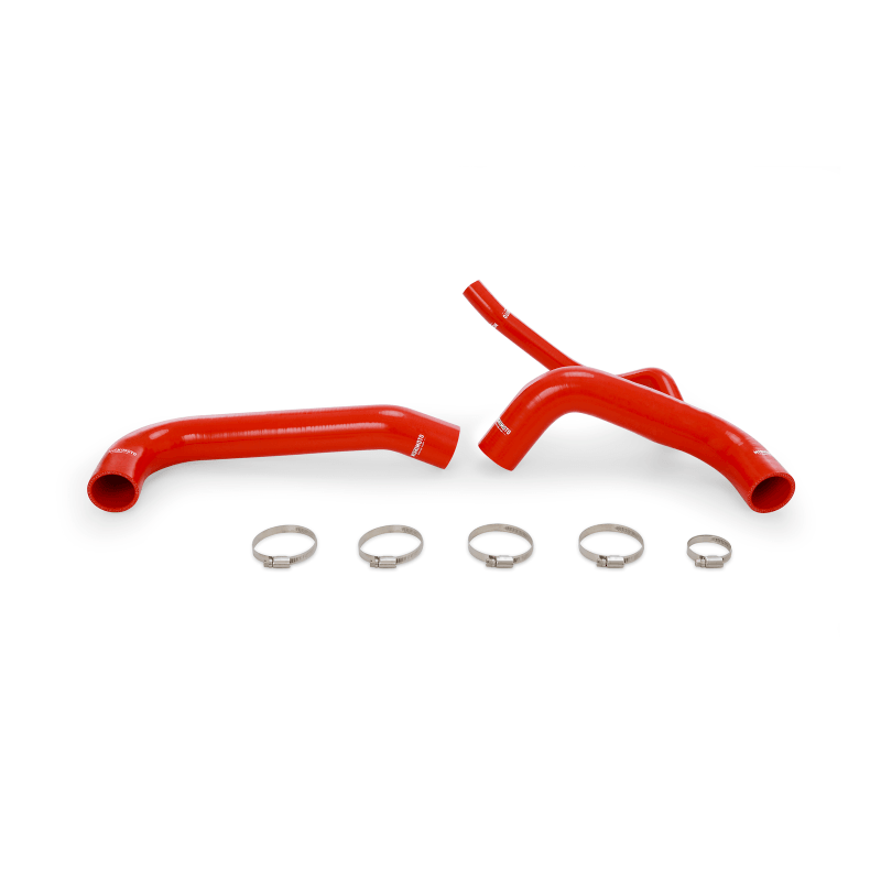 Mishimoto MMHOSE-MOP62-15RD - MISMMHOSE-MOP62-15RD - Mishimoto 2015+ Dodge Challenger / Charger SRT Hellcat Silicone Radiator Hose Kit - Red - Shipped in Europe - Tuningsupply.com