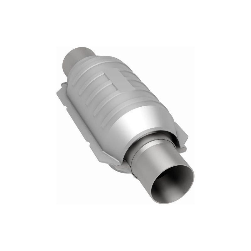 Magnaflow 99209HM - MAG99209HM - MagnaFlow Conv Univ 3in Inlet/Outlet Center/Center Round 9in Body L x 5.125in W x 13in Overall L - Shipped in Europe - Tuningsupply.com