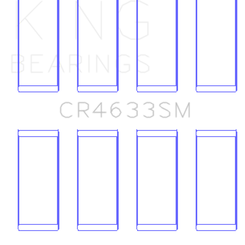 King Engine Bearings GCR4633SM - KINGCR4633SM - King Engine Bearings 2008 Mini Cooper N14 Turbo Rod Bearing Set - Size STD - Shipped in Europe - Tuningsupply.com