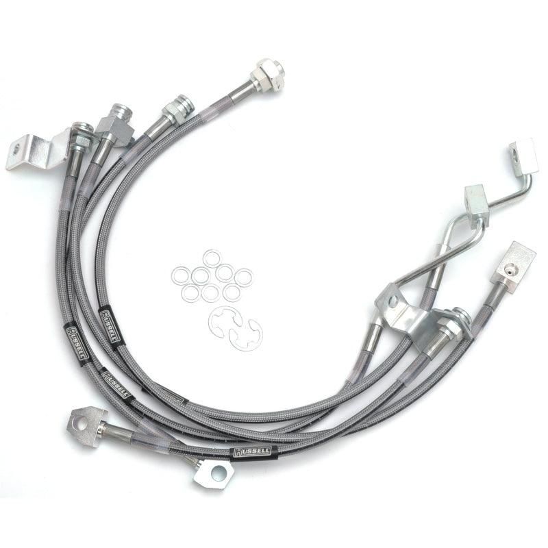 Russell 696490 - RUS696490 - Russell Performance 99-06 Ford Excursion 4WD with 4in-5.5in lift Brake Line Kit - Shipped in Europe - Tuningsupply.com